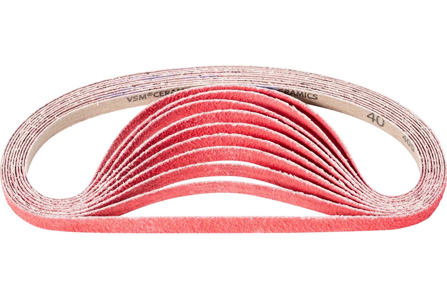 Picture of Pferd Abrasive File Belt, 24" X 1/2, 40 Grit, Ceramic Co-Cool